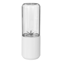 400ml Draagbare Elektrische Sapcentrifuge Mini Draadloze Fruitblender 6-blads Staalmes Sapcentrifuge voor Thuis Auto Reizen