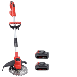 เครื่องตัดหญ้าแบบพกพา แบตเตอรี่ลิเธียม 24V ชาร์จไฟได้ ไร้สาย 2500W ขนาดเล็ก สำหรับงาน DIY ระดับอุตสาหกรรม ใบมีดเหล็ก ปรับได้ รุ่น ODM-5C Bat - Product Image 1