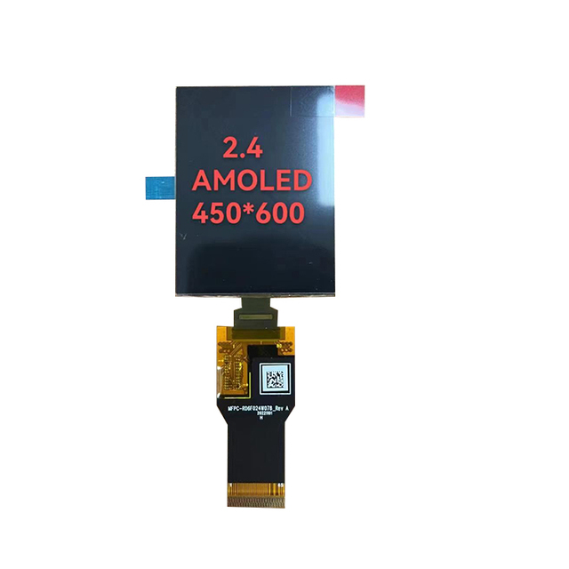 2.4 inch 450*600 resolution IPS MCU/SPI/MIPI Interface AMOLED display