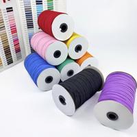 Arc-en-ciel réglable couleurs personnalisées cordon élastique tressé en nylon en stock pour la décoration de livre de tressage de cheveux