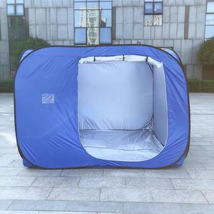 Ordine all'ingrosso prezzo dalla fabbrica rifugio di emergenza tenda privata per 4 persone compatto Pop up protezione UV spogliatoio - Product Image 4