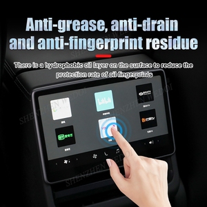 2PCS Accessoires de voiture Kits GPS Écran de navigation et protecteur d'écran en verre trempé pour Tesla 2025 New Model Y - Product Image 2