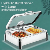 Direktverkauf ab Werk Hochwertiges Chafing Dish Buffet-Set und Warmhaltebehälter für Restaurants