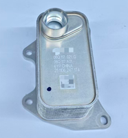 Refroidisseur d'huile moteur 06Q117021G compatible avec VW Golf 8, Lavida Plus, Bora, T-Roc, Tiguan L, Lamando L, Audi A3, Q2, EA211 1.5TSI EVO