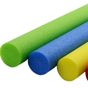 Floating Pool Noodles - Solid Foam Pool Swim Noodle Hollow Foam Pool Swim Noodle Bright Foam