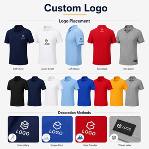 Polo de Piqué de Seda y Algodón Morera para Hombre, 180G, con Logotipo Personalizado, Suave, Transpirable, Premium, Venta al Por Mayor, Tallas S-4XL, Color Ámbar Dorado - Product Image 2