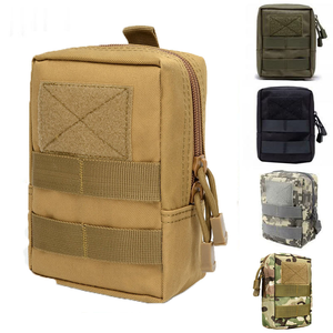 Sac de taille tactique portable pour hommes et femmes, sports de plein air, escalade, imperméable, accessoire MOLLE, fermeture éclair, téléphone, cyclisme - Product Image 3