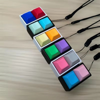 Porte-clés personnalisé avec logo, clavier et interrupteurs anti-stress, boutons en plastique