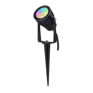 MiLight FUTC04 Aluminium Metall Wasserdichte Dekoration Außen LED Garten leuchte IP66 6W COB Garten Landschafts beleuchtung Fernbedienung