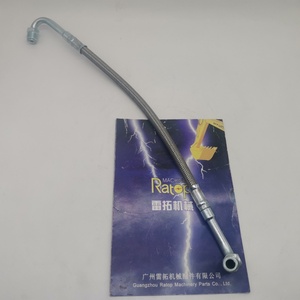 Tuyau d'entrée d'huile du turbocompresseur 6742-01-3440 6736-51-8140 pour excavatrice PC300-7 6D114 - Product Image 1