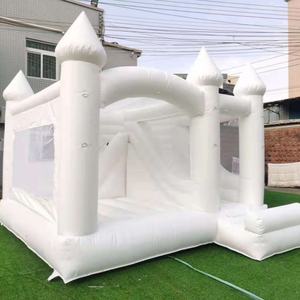 Casa de rebote de boda para adultos/castillo inflable Blanco/gorila inflable - Product Image 1