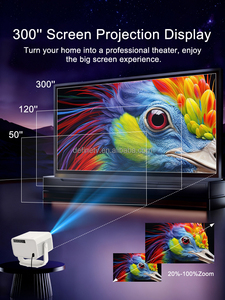 Projecteur intelligent portable LCD Google TV 4K UHD Android 13 pour cinéma maison avec autofocus, correction trapézoïdale, stéréo HIFI, 500 ANSI Lumens - Product Image 3