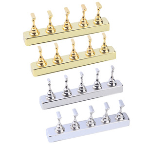 Nail Art Metal Plate Holder Magnetic Alloy Base For Manicure Tools Portable Design - Product Image 2