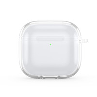 Étui pour AirPods Pro 3, housse de protection souple en TPU avec porte-clés, antichoc pour Airpods Pro2 3 4, housse transparente pour écouteurs