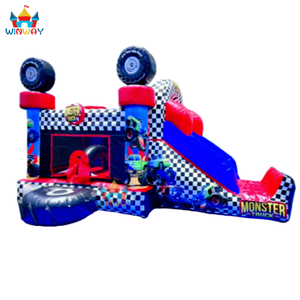 WINWAYTOYS Combo commercial Monster Truck pour tout-petits, location de château gonflable, PVC pour enfants, 20 pieds, capacité 5-10 personnes - Product Image 5