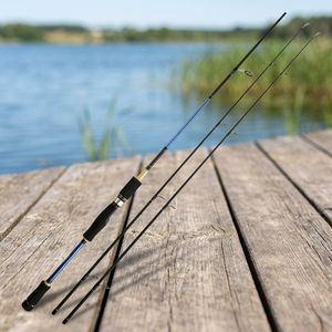 Canne à pêche spinning en carbone 50-200G pour jigging, 16kg, pour la pêche en mer et en lac, pour brochet et bar - 2 brins, Chameleon & Lumineuse - Product Image 3