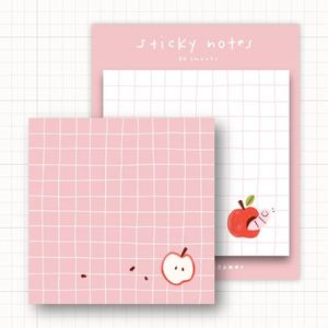Bloc-notes autocollant personnalisé sur le thème de l'anime - Notes adhésives colorées portables imprimées en sérigraphie - Product Image 1
