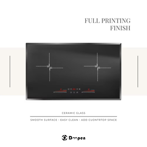 Table de cuisson à induction électrique, fabrication chinoise, bon prix, 220V 4000W, plaque chauffante, commande tactile, double brûleur, cuisinière à induction électrique - Product Image 3