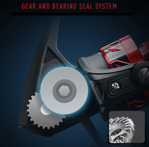 PENN Fierce III 1000-8000 4 + 1BB moulinet de pêche à rotation <span class=keywords><strong>MAX</strong></span> 13.6 forte puissance de traînée CNC moulinet de pêche pour gros poissons - Product Image 3