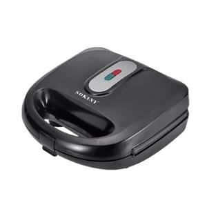 Sokiny 3 In 1 Breakfast Maker Electric Sandwich Waffle <b>Toaster</b> <b>Black</b> Plastic Household Multi Functional Food Machine - Product Image 1