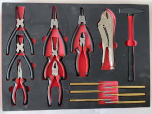 258-teiliges Professionelles Basis Handwerkzeugset mit Normalen Schraubenschlüsseln, Reparaturnüssen und Schraubendrehern mit Sichelgriffen für Reparaturwerkstätten - Product Image 5