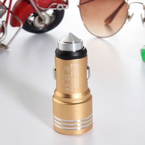 Đầy Màu Sắc <span class=keywords><strong>USB</strong></span> <span class=keywords><strong>Charger</strong></span> Glass Breaker An Toàn Khẩn Cấp Búa Kim Loại Thép Cone 2.4A Kép <span class=keywords><strong>USB</strong></span> Car <span class=keywords><strong>Charger</strong></span> - Product Image 3