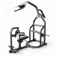 Machine de musculation professionnelle chinoise à charge de plaques en acier, réglable et sécurisée, pour exercices de tirage vertical plat, entraînement de la force dorsale, usage en salle de sport et fitness