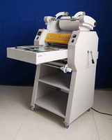 Machine de plastification électrique automatique avec alignement des bords et découpe, format A3/A4, pour bois, vitesse 10 m/min, 3 mil