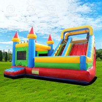 Châteaux gonflables pour fêtes en plein air, châteaux gonflables commerciaux, châteaux gonflables pour enfants avec toboggan