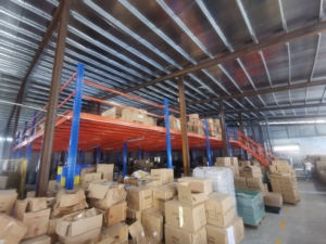 <strong>Q235</strong> <strong>Steel</strong> Mezzanine Shelving Warehouse Attic Storage <strong>Rack</strong> - Product Image 3