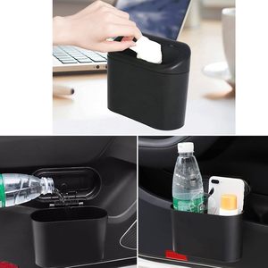 <span class=keywords><strong>Cestino</strong></span> Portatile Pieghevole per Auto, <span class=keywords><strong>Mini</strong></span> Bidone della <span class=keywords><strong>Spazzatura</strong></span> in Plastica Impermeabile con Coperchio per Auto - Product Image 4