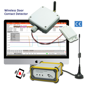 Detector de ventana magnético inalámbrico dispositivo IOT montado en la pared para teléfono celular Detector de contacto de puerta inalámbrico antirrobo - Product Image 1