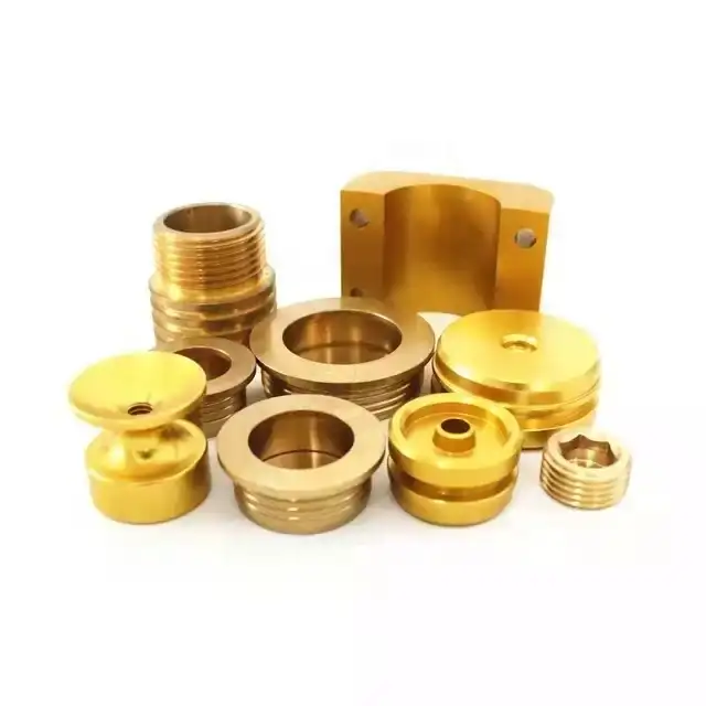 Custom Cnc Lathe Copper Brass Turning Parts Manufacturing Brass Machining Parts