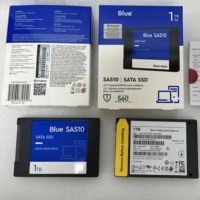 Disque dur SSD bleu SATA3 de 2.5 pouces pour ordinateur portable de bureau, SSD de 250 Go, 500 Go, Go, 1 To, 2 To, 4 To