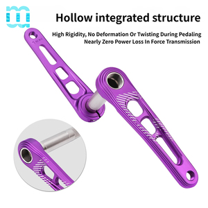 SeeMore ODM/OEM Pédalier de vélo pliant 170mm 130 BCD Monovitesse Rond en Alliage d'Aluminium Ultraléger - Product Image 3