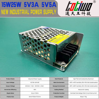 Alimentation à découpage 5V3A 5V5A pour LED, transformateur 100-240VAC vers 5V15W 5V25W, alimentation CC