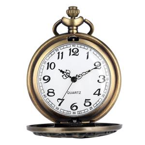 Único Vintage bronce Khaleesi Targaryen dragón colgante reloj de bolsillo collar con movimiento de cuarzo regalo de Navidad - Product Image 2