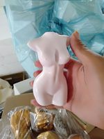 Vas bunga dekorasi rumah Resin kreatif, ornamen telanjang wanita seni dekorasi badan kapal bunga