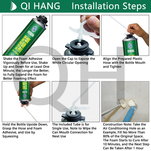 Thân thiện với môi trường nhiệt và cách âm Acrylic bọt phun cho xây dựng và Giao Thông Vận Tải sử dụng - Product Image 4