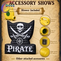 Décors gonflables drapeau pirate pour scène de fête, événement, cabine photo, décoration et affichage