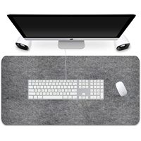 Tapis de bureau grand format en feutre, protection de bureau en feutre de laine, tapis de souris antidérapant en feutre pour le bureau et la maison – Offre Spéciale