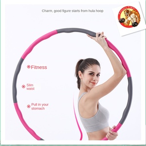 <span class=keywords><strong>Hula</strong></span> <span class=keywords><strong>Hoop</strong></span> Desmontable con Espuma, para Masaje y Realce de Busto, Moldeado por Soplado, para Fitness, Hermoso, en Stock del Fabricante - Product Image 2