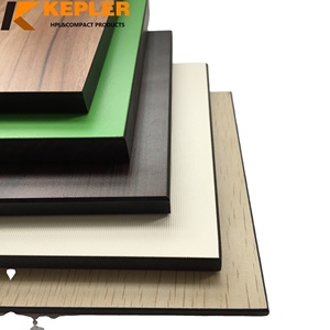 <span class=keywords><strong>Material</strong></span> Decorativo Impermeable e Ignífugo, Laminado Compacto de 6mm 8mm, Panel de Revestimiento de Pared <span class=keywords><strong>HPL</strong></span>, Resina Fenólica, Tabique para Baño - Product Image 3