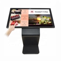 Bornes interactives intelligentes à écran LCD 4K 1080P, libre-service, sur pied, Android, Windows, écran tactile infrarouge, avec support de type K