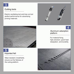 Lcut nhà máy Tốc độ nhanh <span class=keywords><strong>CNC</strong></span> da mat Máy cắt dao dao Giày trên da Vật liệu Thiết bị cắt mẫu - Product Image 3