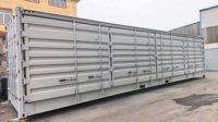 Conteneurs à ouverture latérale complète pour transport spécial 6M 12M 20GP 40HQ Expédition avec le fret inclus Chargement et déchargement faciles