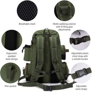 Easy — <span class=keywords><strong>sac</strong></span> à dos de matériel résistant à l'eau, cartable de pêche avec imperméable isolé amovible - Product Image 4