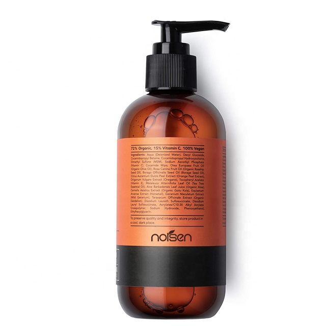 Hot Selling High Quality Natural Organic Skin Care Face Wash Deep Cleansing Blackhead Remover Vitamin C Facial Cleanser