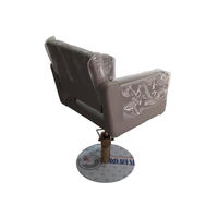 Chaise de salon portable en cuir PU beige réglable, pivotante, avec pompe hydraulique moderne, rotation à 360 degrés, pour usage scolaire