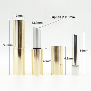 Chất lượng cao ren Vòng nhôm Son môi ống bơm lại từ mỹ phẩm bao bì Lip Balm trường hợp tùy chỉnh thiết kế mới - Product Image 2